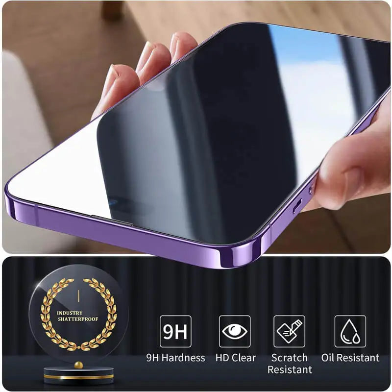 Tempered glass iPhone screen protector product image - view 3