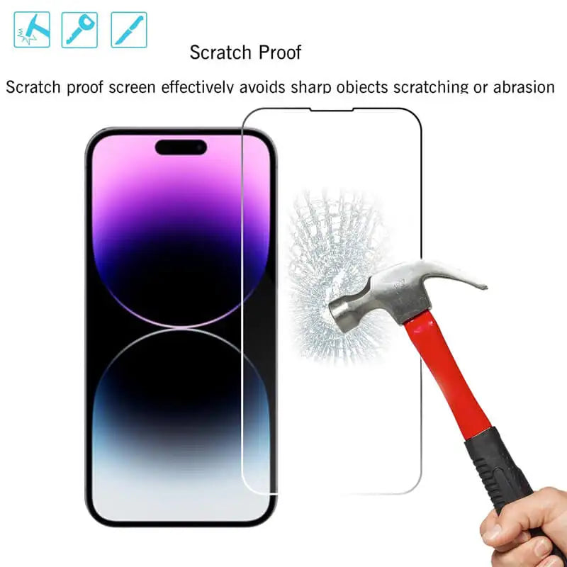 Tempered glass iPhone screen protector product image - view 5