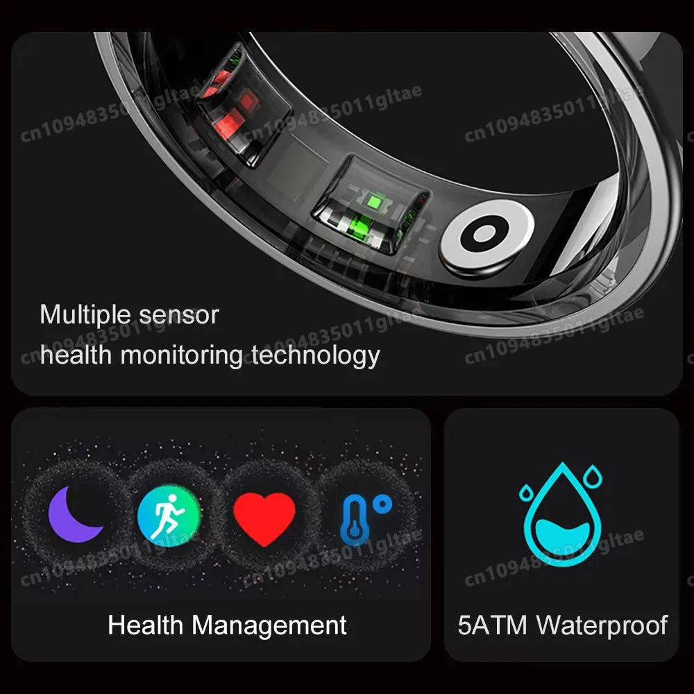 R10 Smart Ring with Charging Case & Activity Tracking