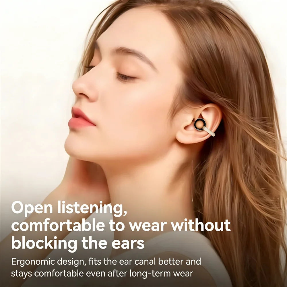 Open-Ear Wireless Bluetooth Earbuds with Charging Case