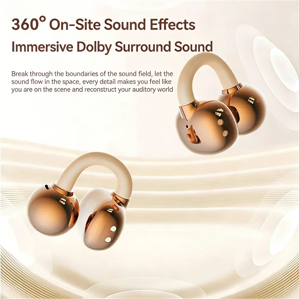 Open-Ear Wireless Bluetooth Earbuds with Charging Case