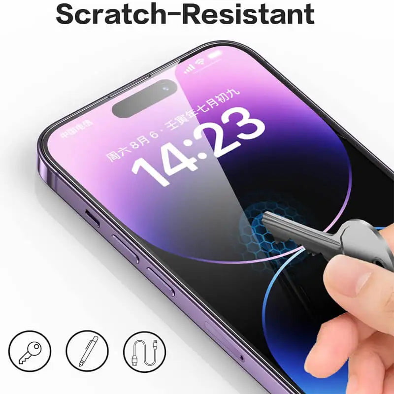 Tempered glass iPhone screen protector product image - view 4