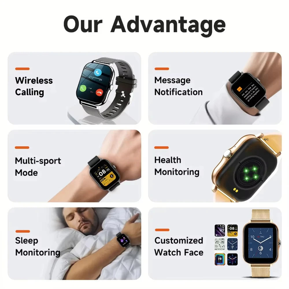 LAXASFIT Bluetooth calling touchscreen smartwatch - product image 4