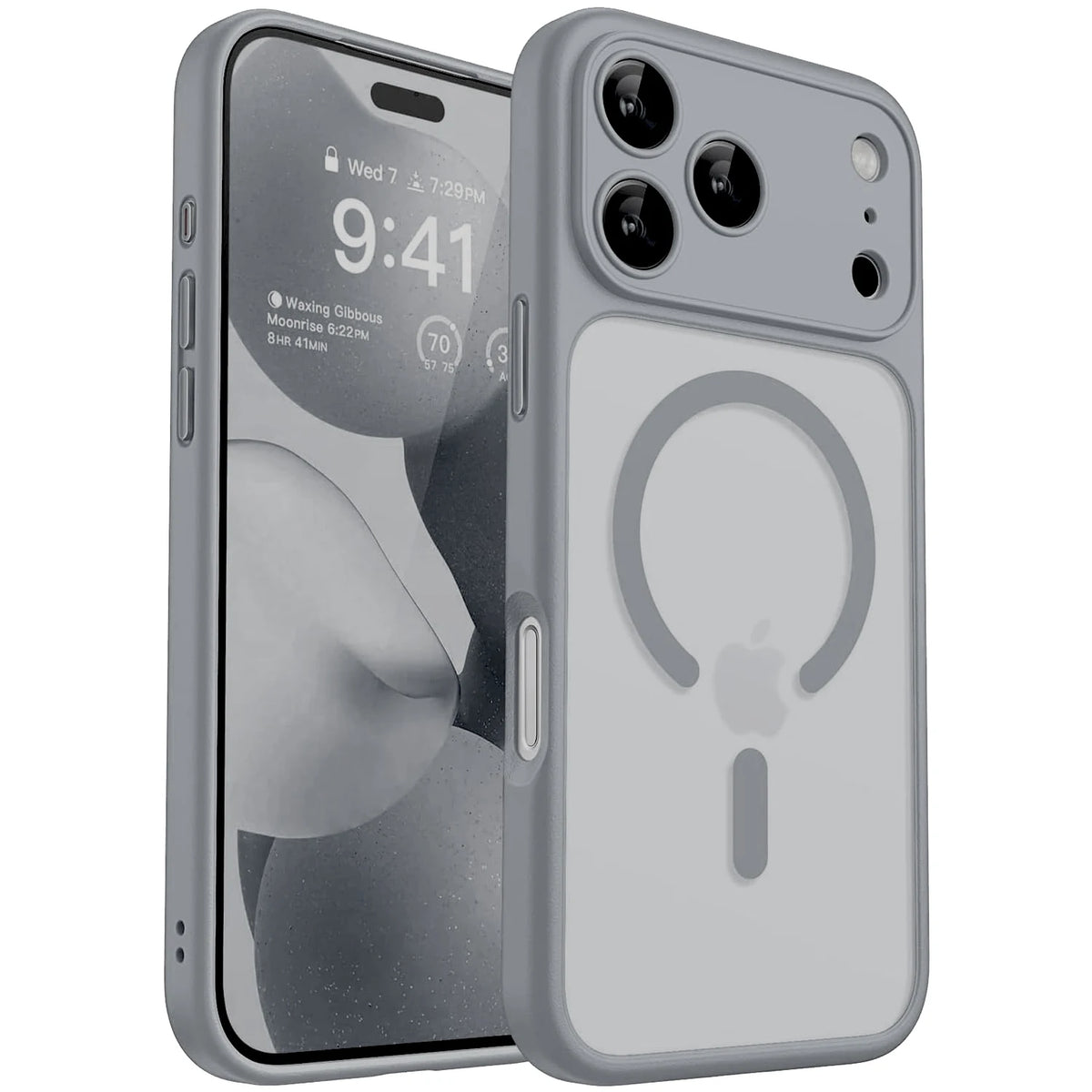 Matte translucent magnetic iPhone case product image - view 7