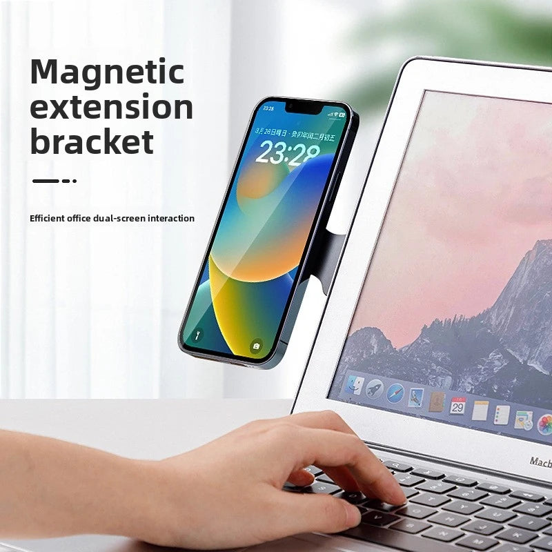 Rotating Magnetic Phone Holder for Laptop & Desk