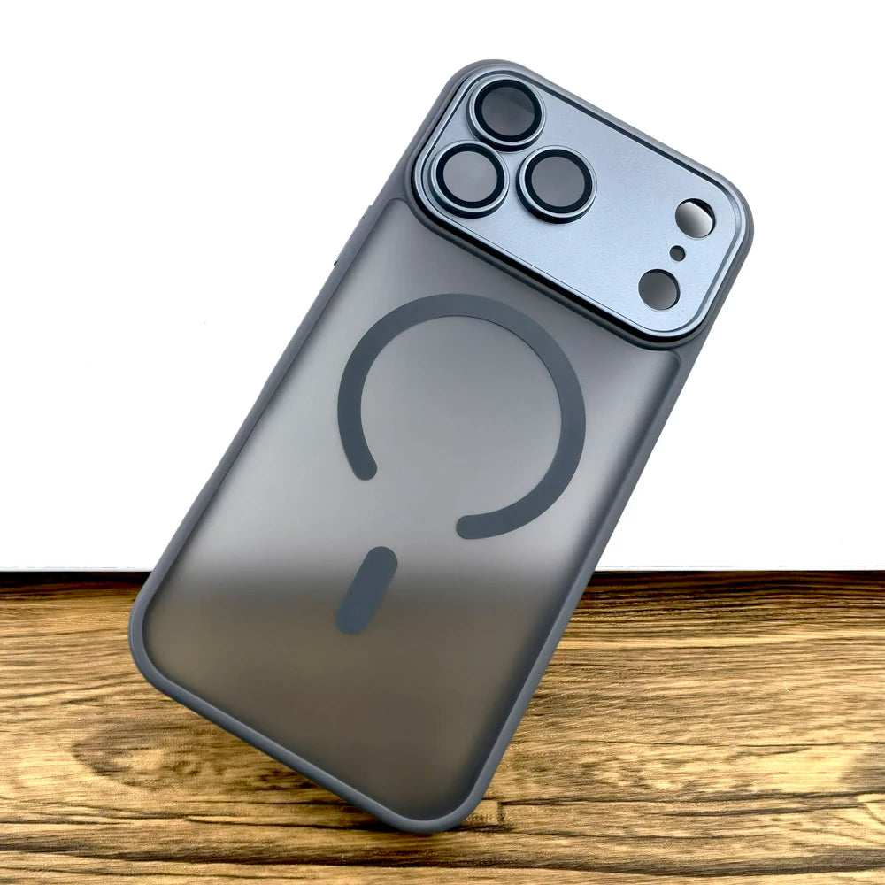 Matte translucent magnetic iPhone case product image - view 15