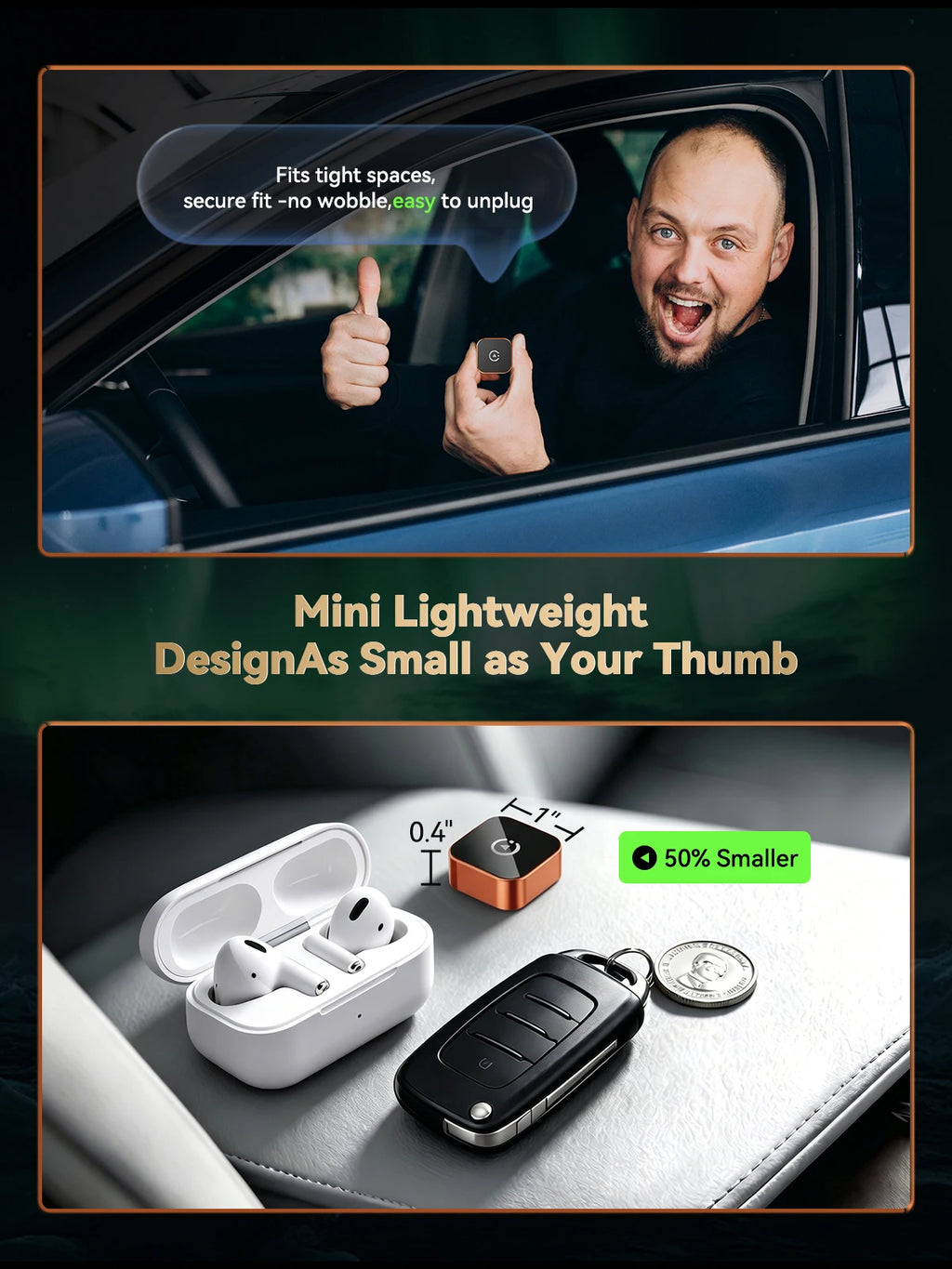 Wireless CarPlay and Android Auto USB-C adapter - product image 5