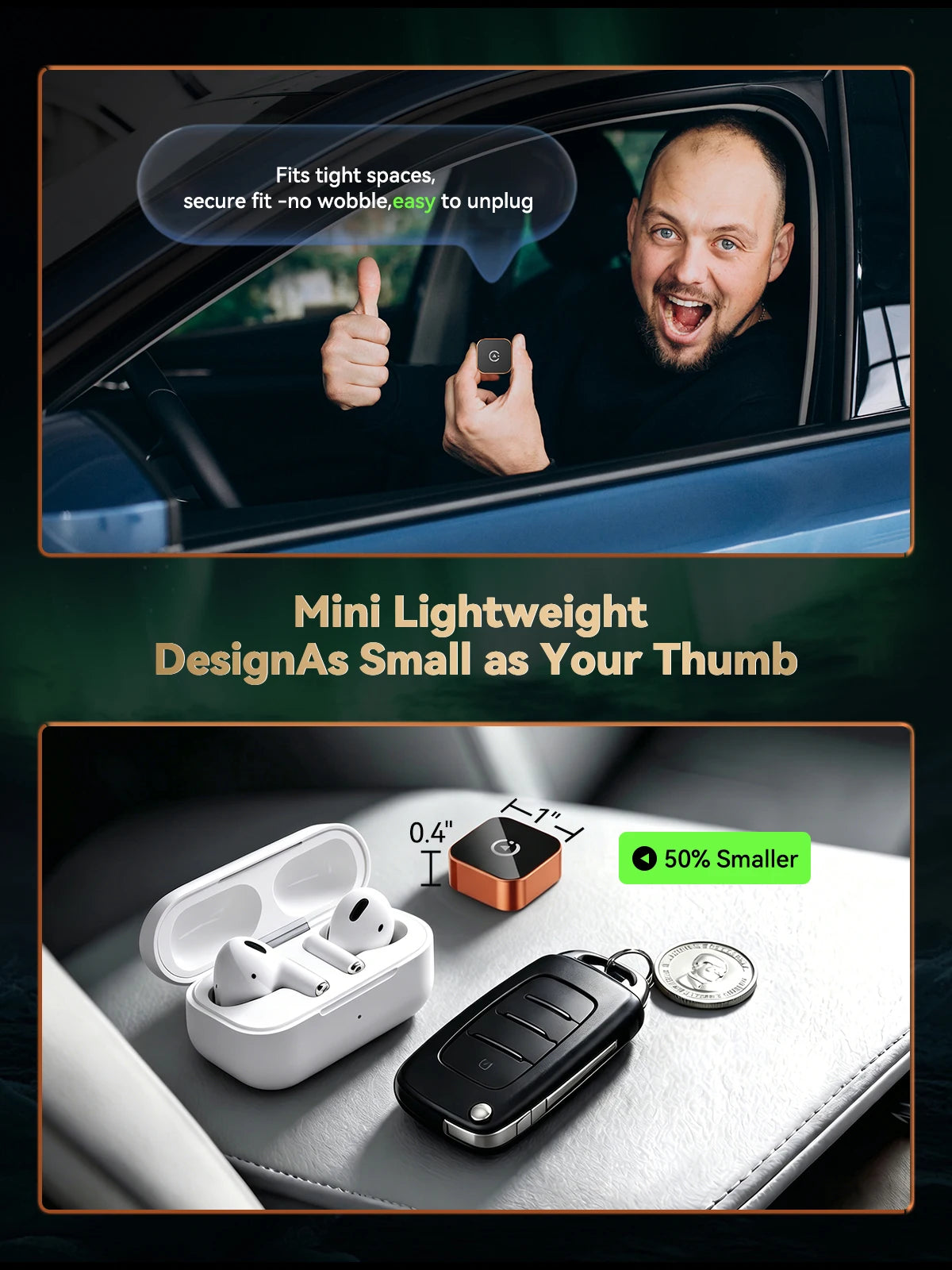 Wireless CarPlay and Android Auto USB-C adapter - product image 5