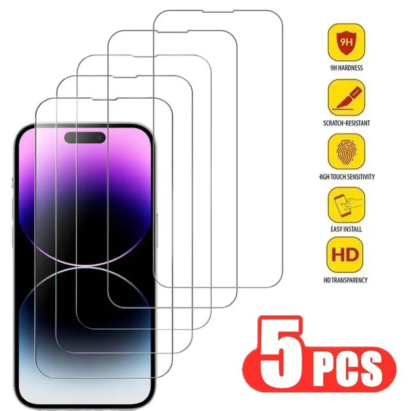 Tempered glass iPhone screen protector product image