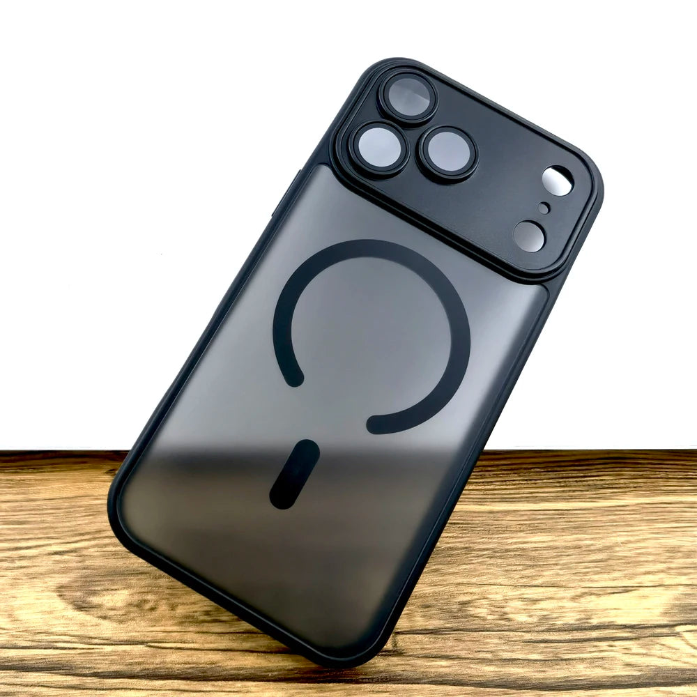 Matte translucent magnetic iPhone case product image - view 9