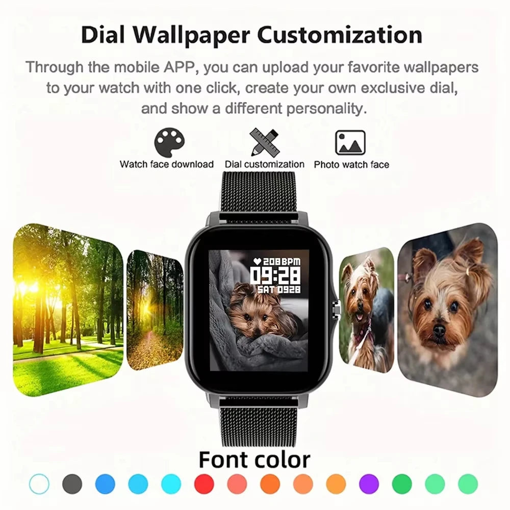 LAXASFIT Bluetooth calling touchscreen smartwatch - product image 3