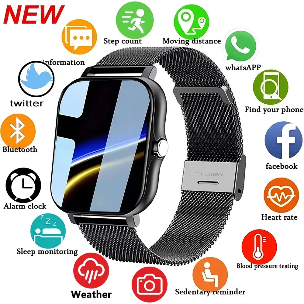 LAXASFIT Bluetooth calling touchscreen smartwatch - product photo