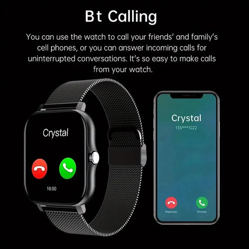 LAXASFIT Bluetooth Calling Smartwatch with Touchscreen