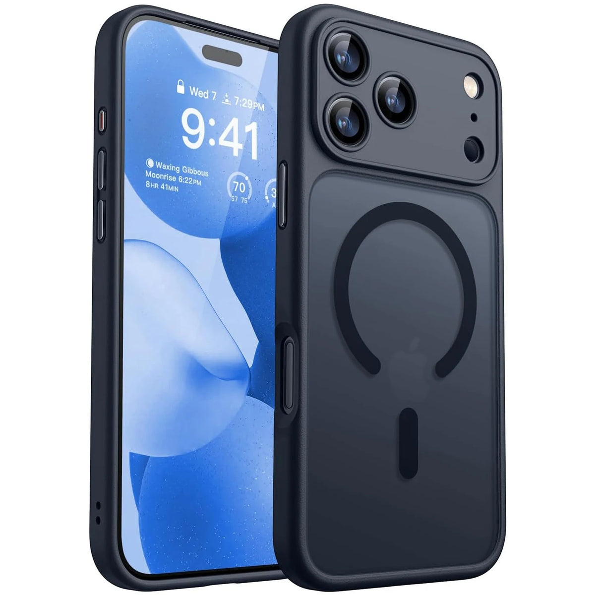 Matte translucent magnetic iPhone case product image - view 3